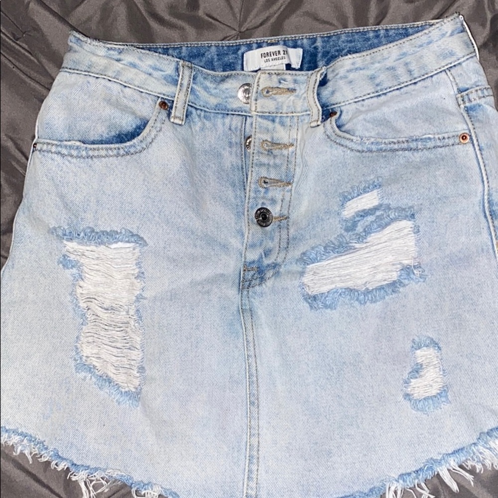 Forever 21 jean skirt